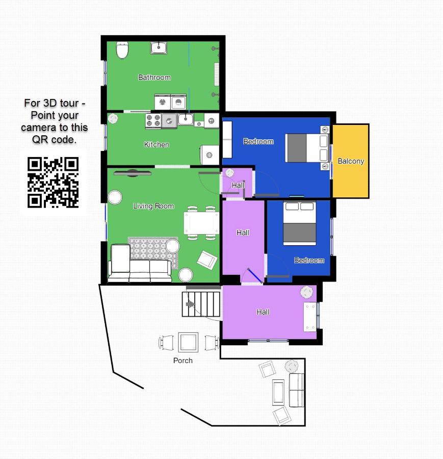 Aday - 2 Bedroom Apartment With Patio Aalborg Dış mekan fotoğraf